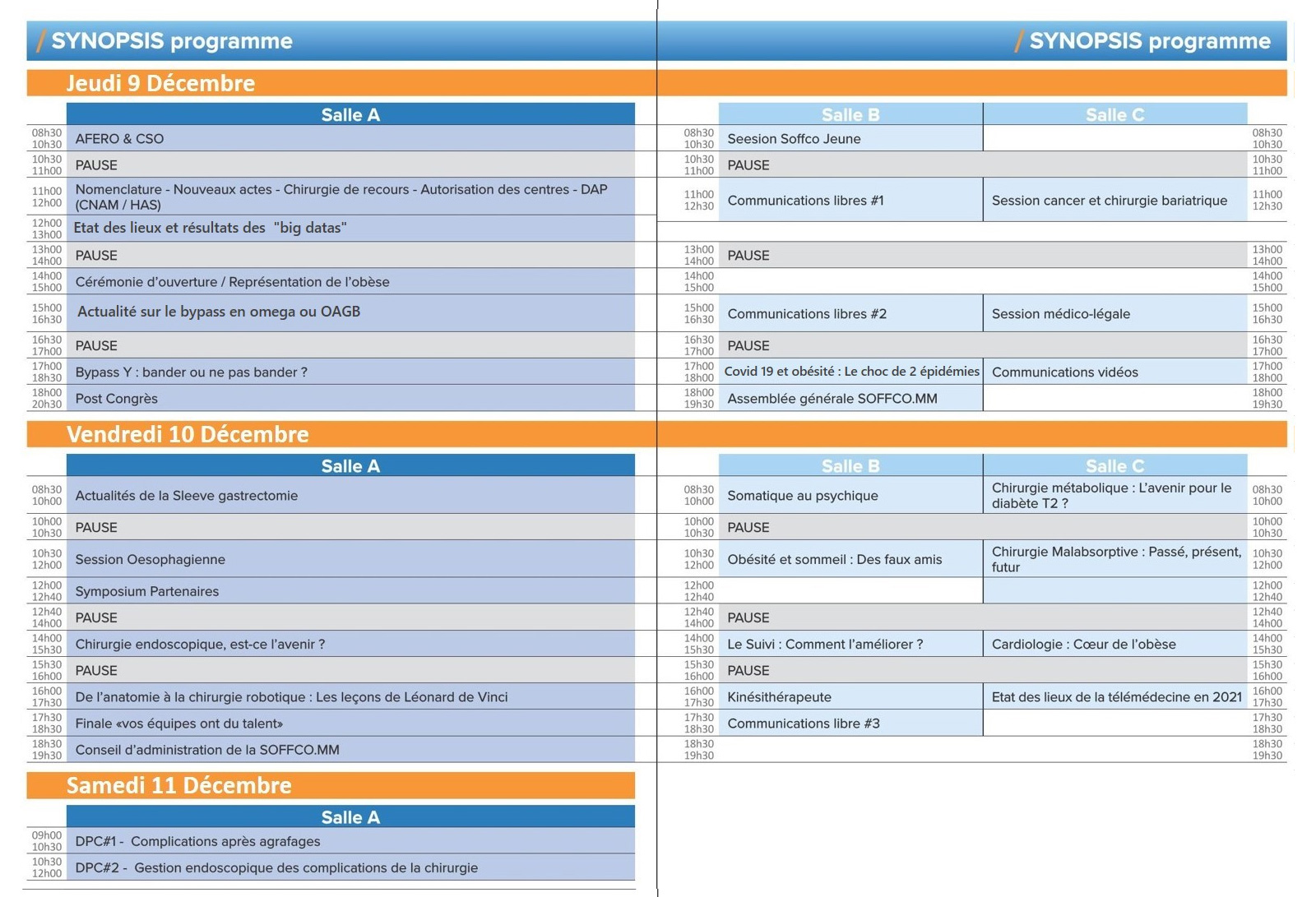 Programme | Soffcomm congrès